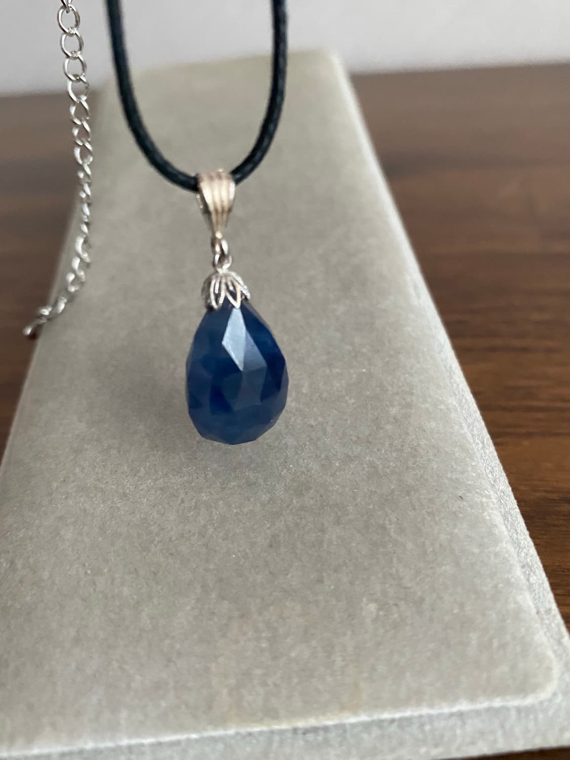 블루 원석 실버 펜던트 목걸이 상품이미지6