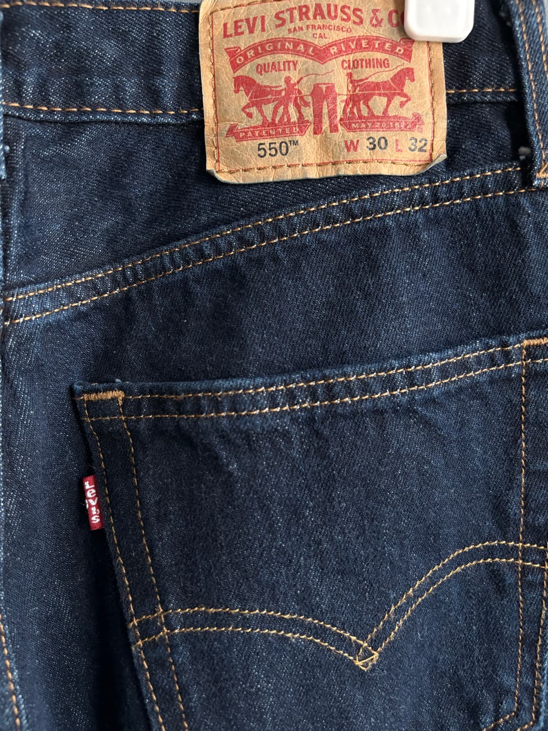 (30x32) 리바이스 550 인디고 데님 상품이미지4