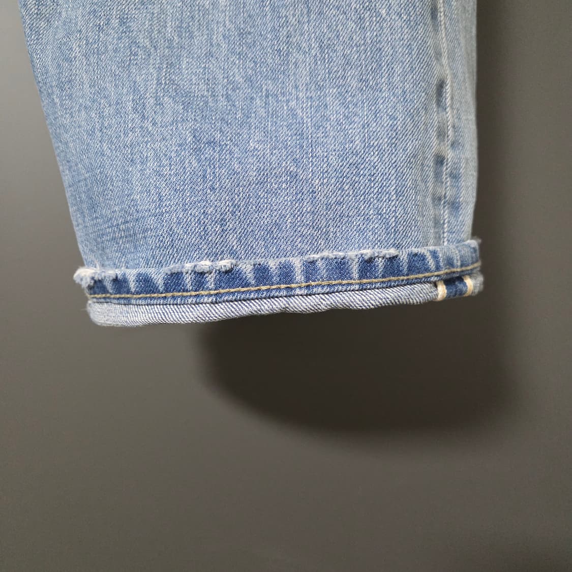 [2] 비헤비어 522c 셀비지 데님팬츠 블리치 / 연청 중청 코모리 상품이미지6