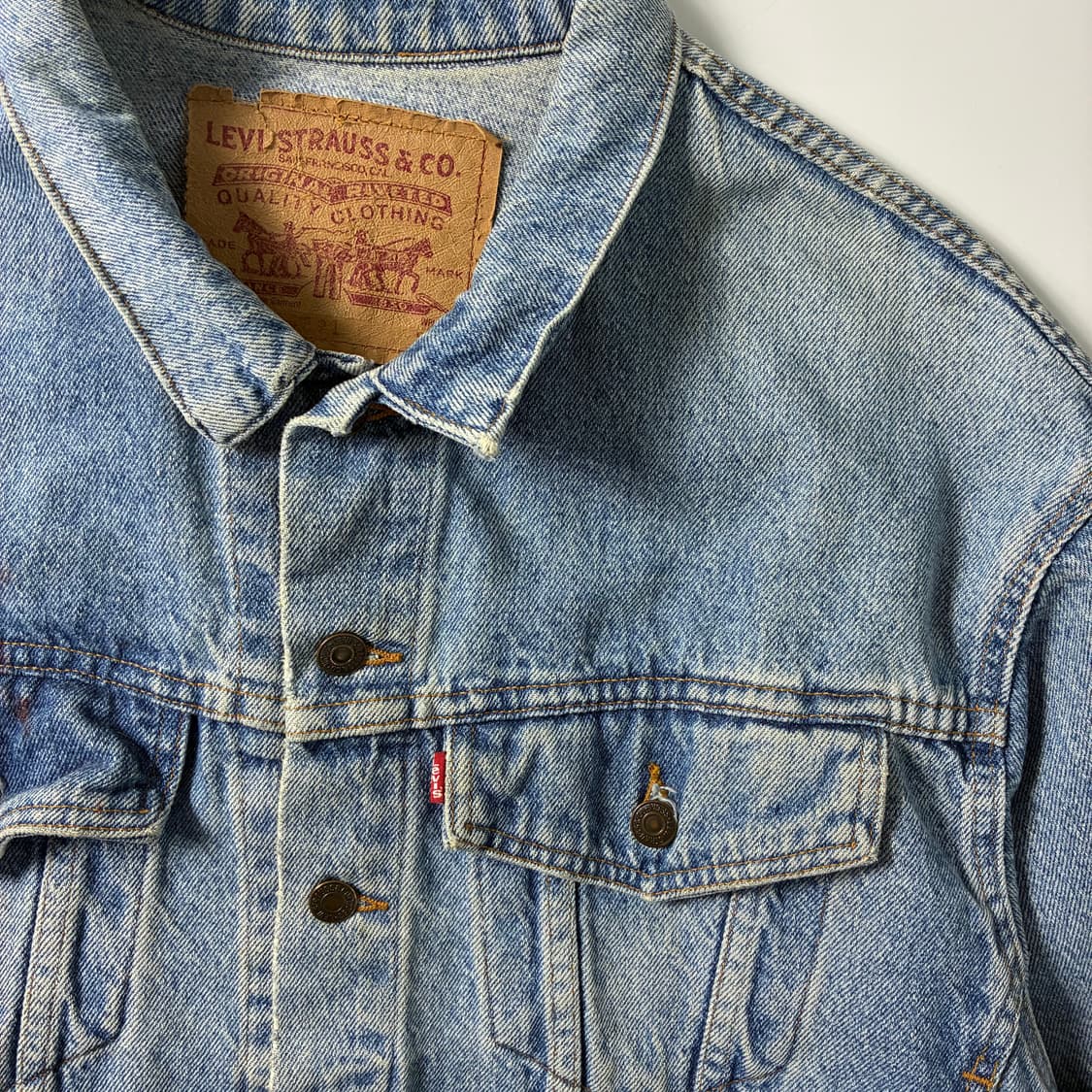 LEVI's  리바이스 USA 90,s 레드탭 70590 트러커 데님자켓 상품이미지3