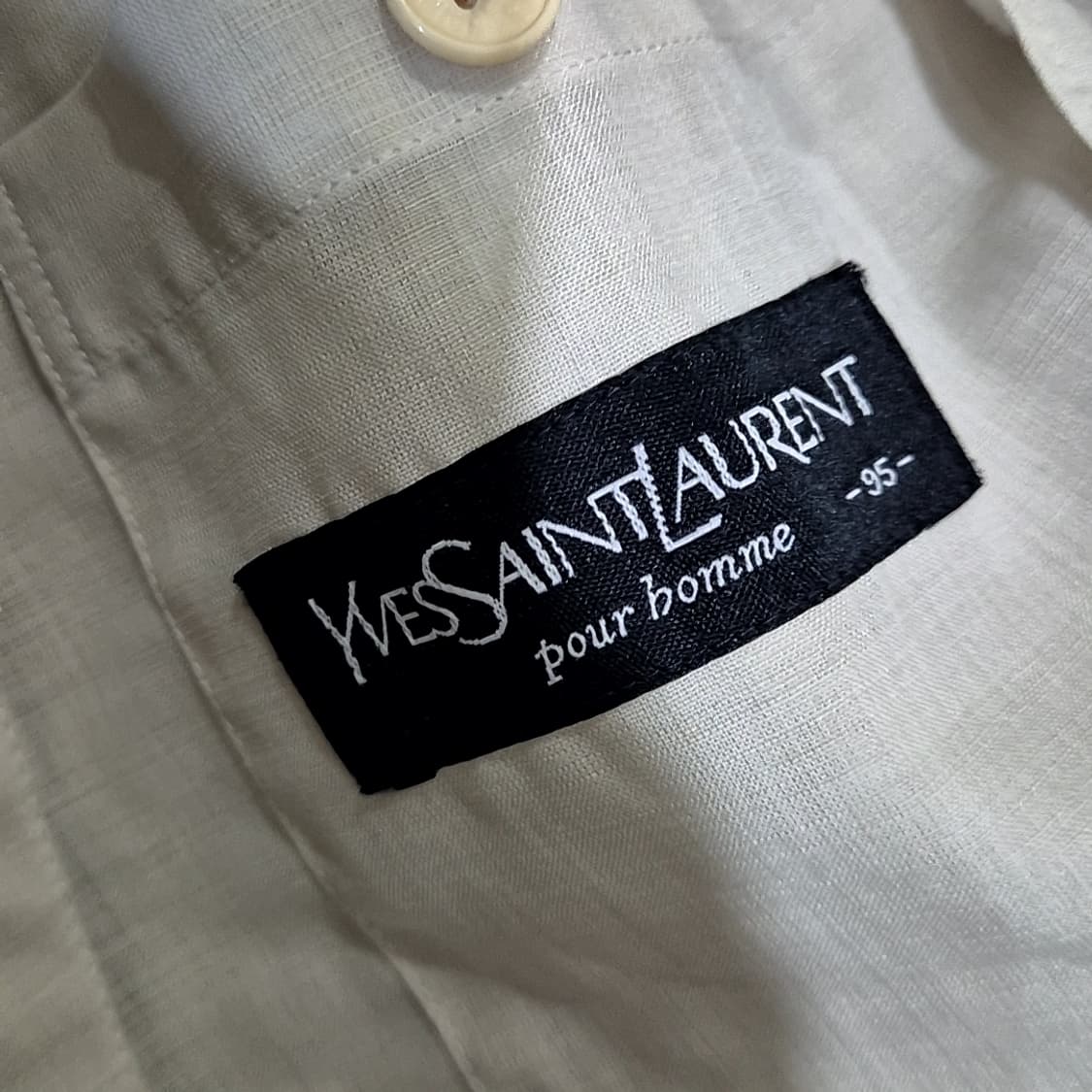 Yves Saint Laurent 입생로랑 YSL자수 린넨 자켓 상품이미지5