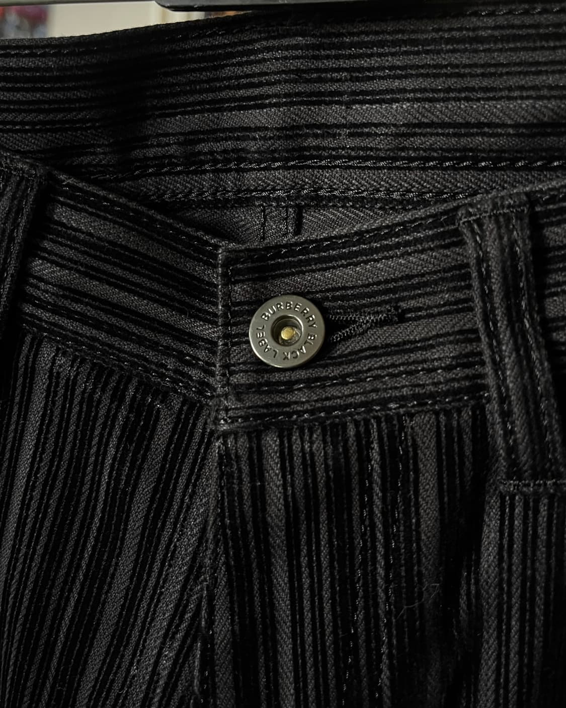 BURBERRY BLACK LABEL Black Stripe Pants 상품이미지5