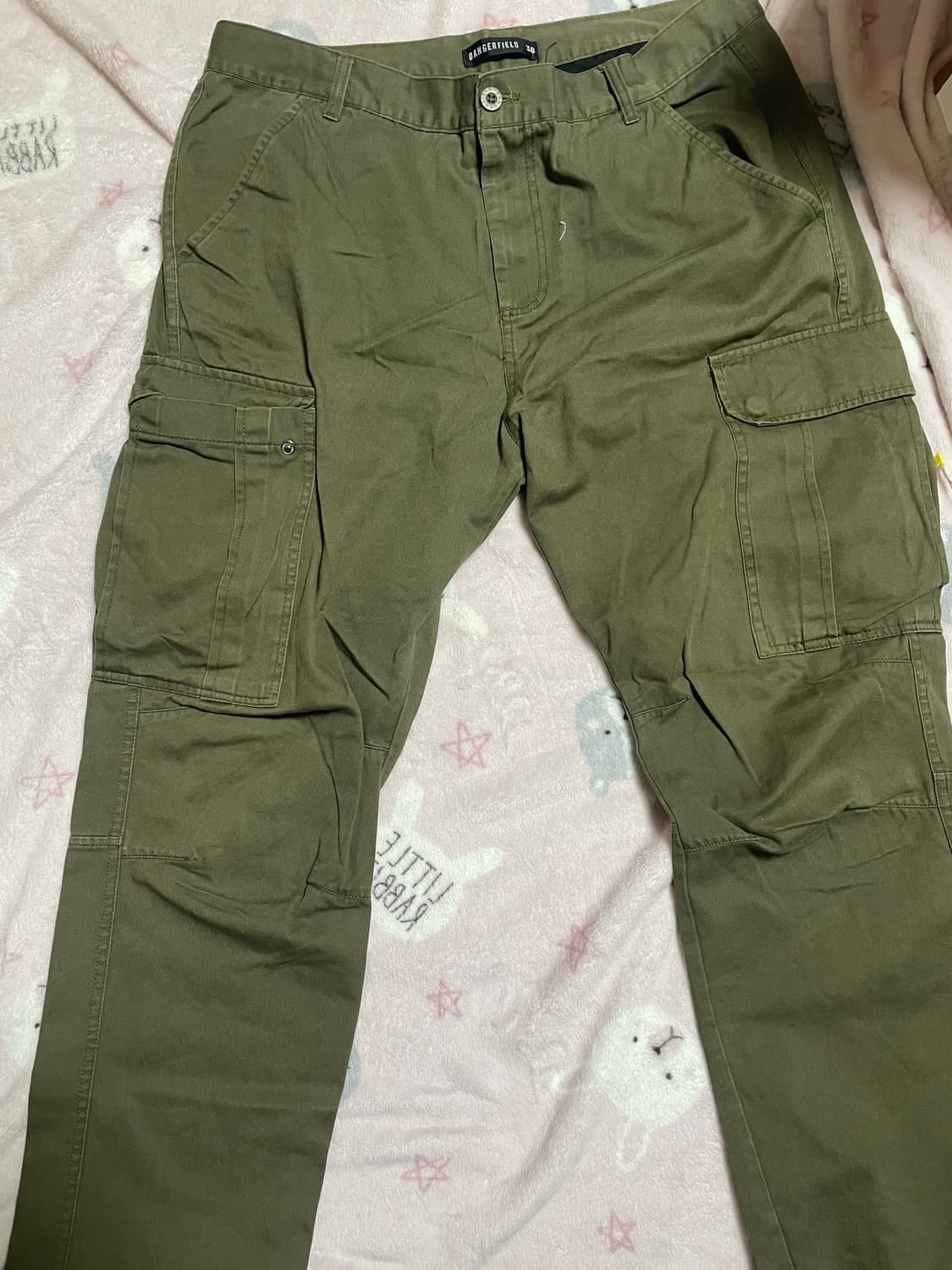 허리 개크고 밑위 개긴 바지 상품이미지1