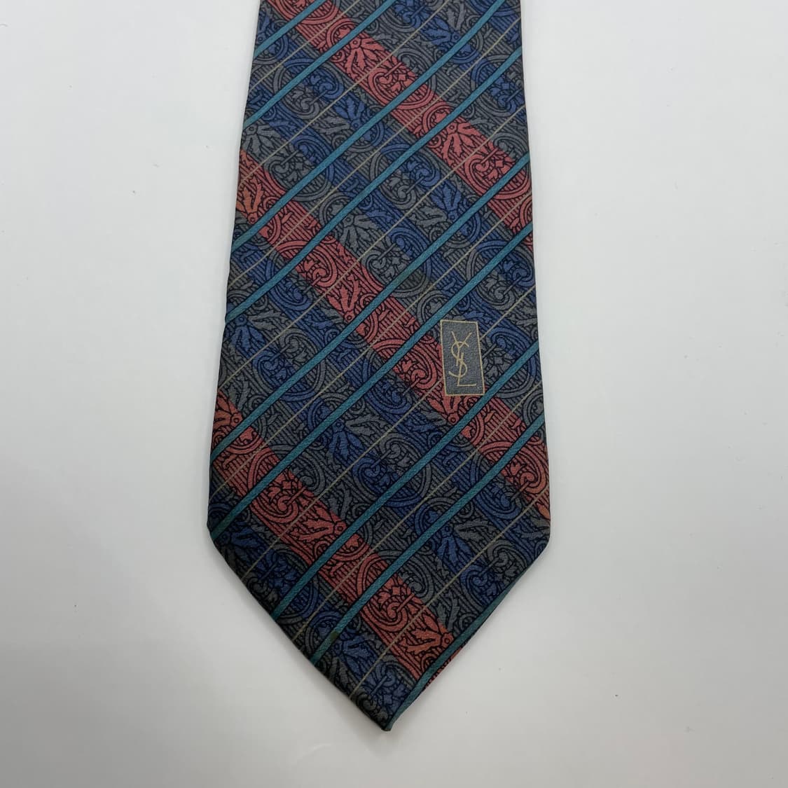679) (YSL) 입생로랑 패턴 넥타이 상품이미지3