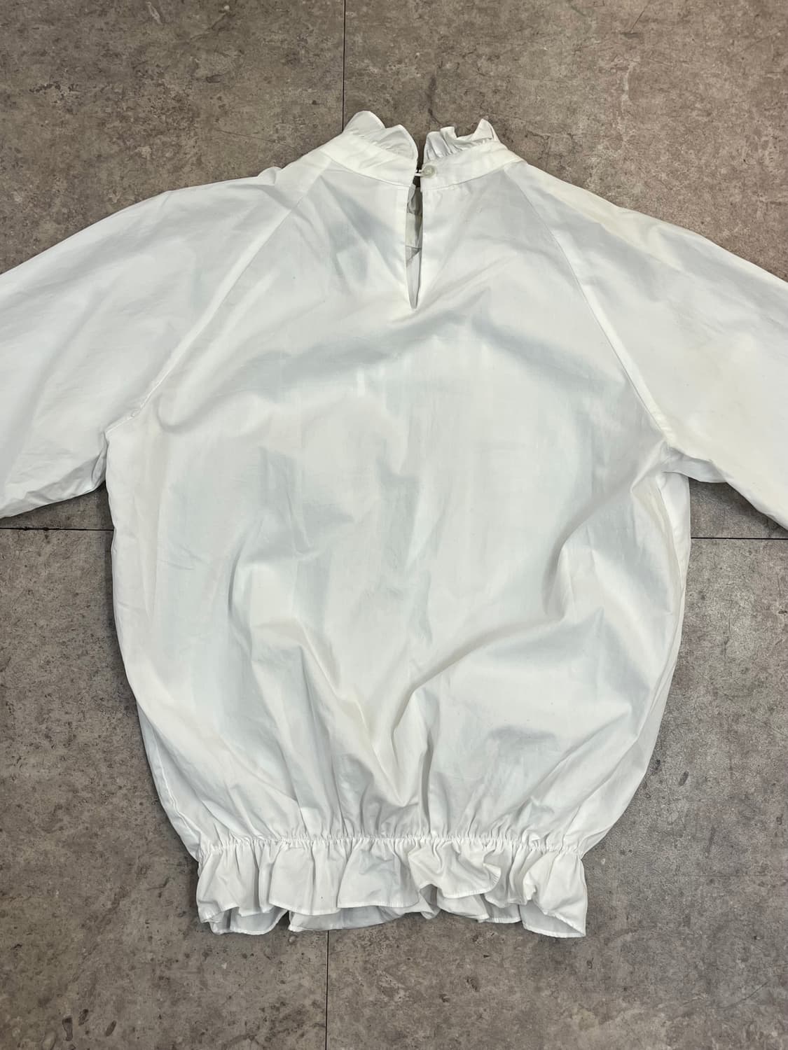 빈티지 프릴 블라우스 화이트 #csz3668 상품이미지6