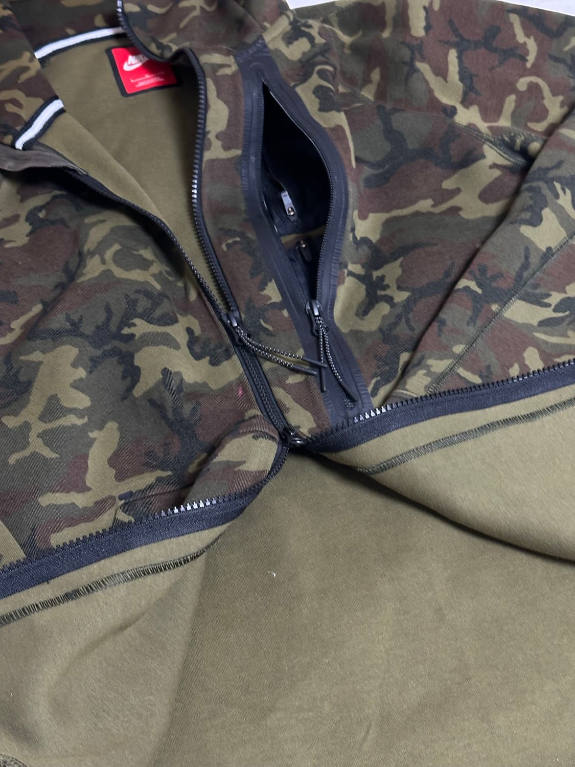 나이키  카모 테크플리스 후드 집업  라지 상품이미지8