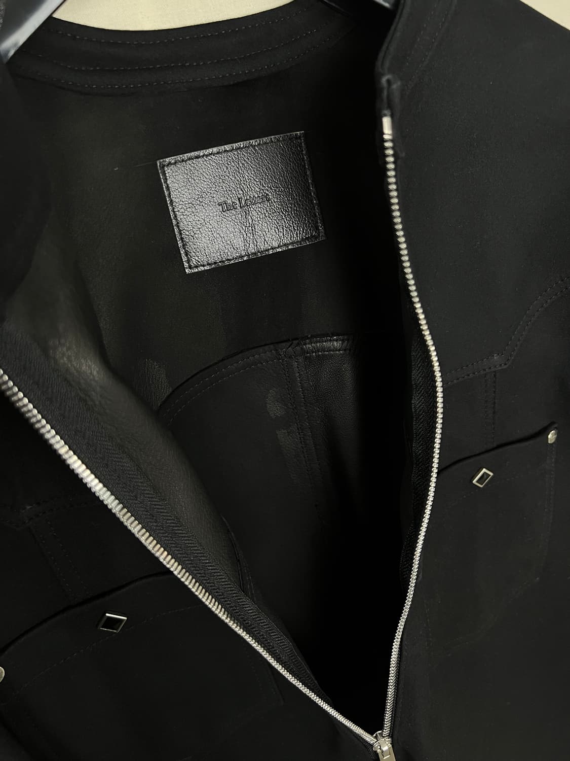 더레터스 익스클루시브 The letters 웨스턴 하프집업 사슴가죽  상품이미지3