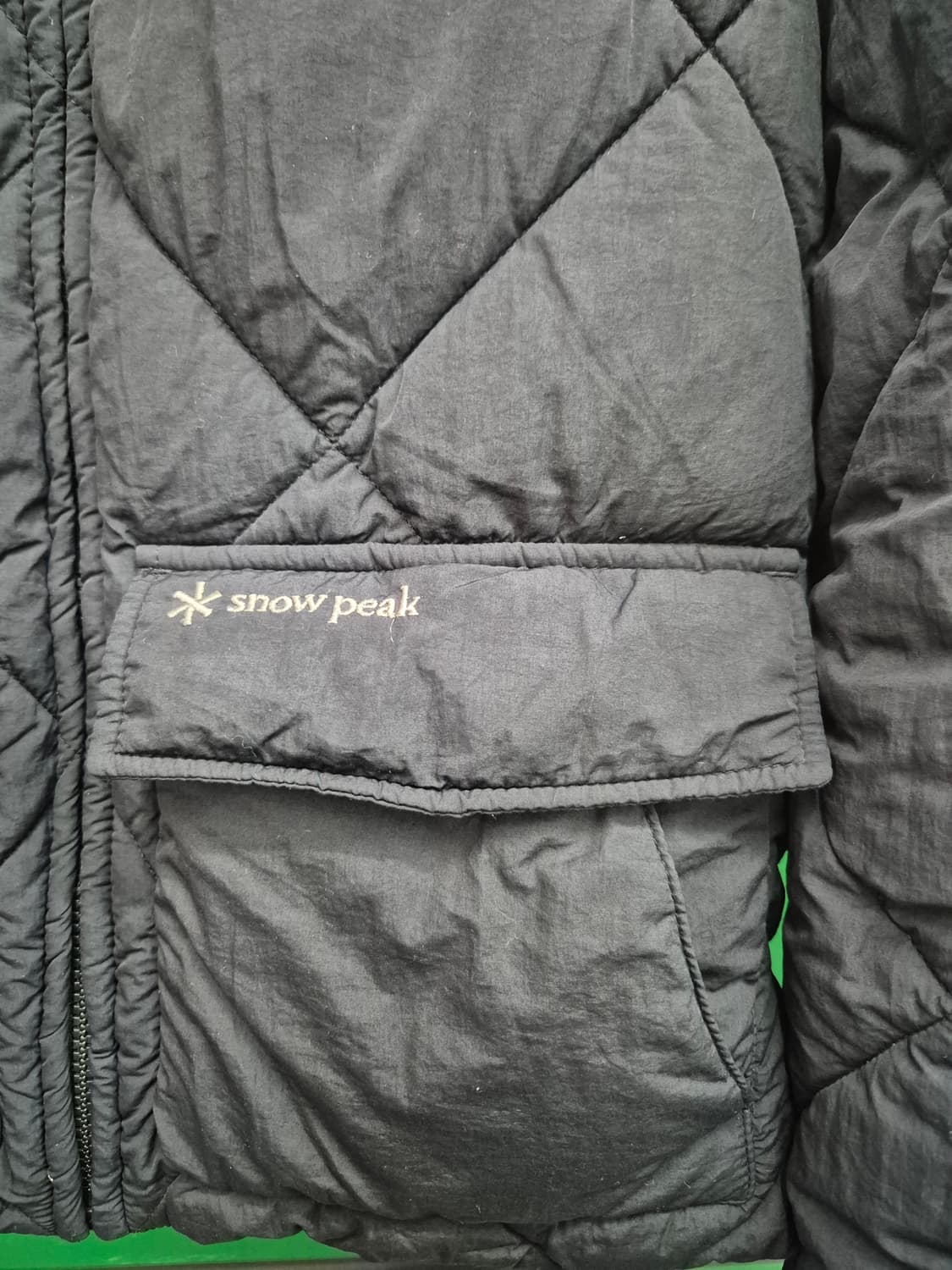 스노우피크 퀼팅 다운 패딩 블랙 80 상품이미지2