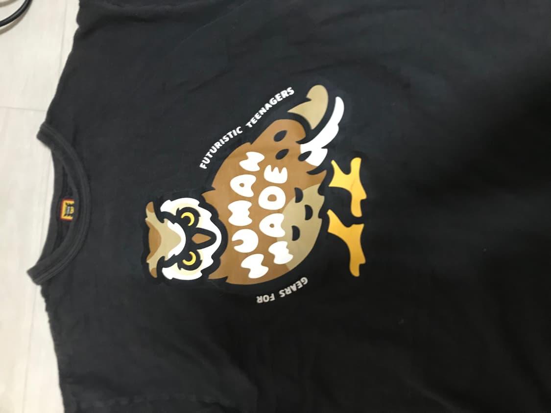 휴먼메이드 (XL) 검정 반팔 상품이미지1