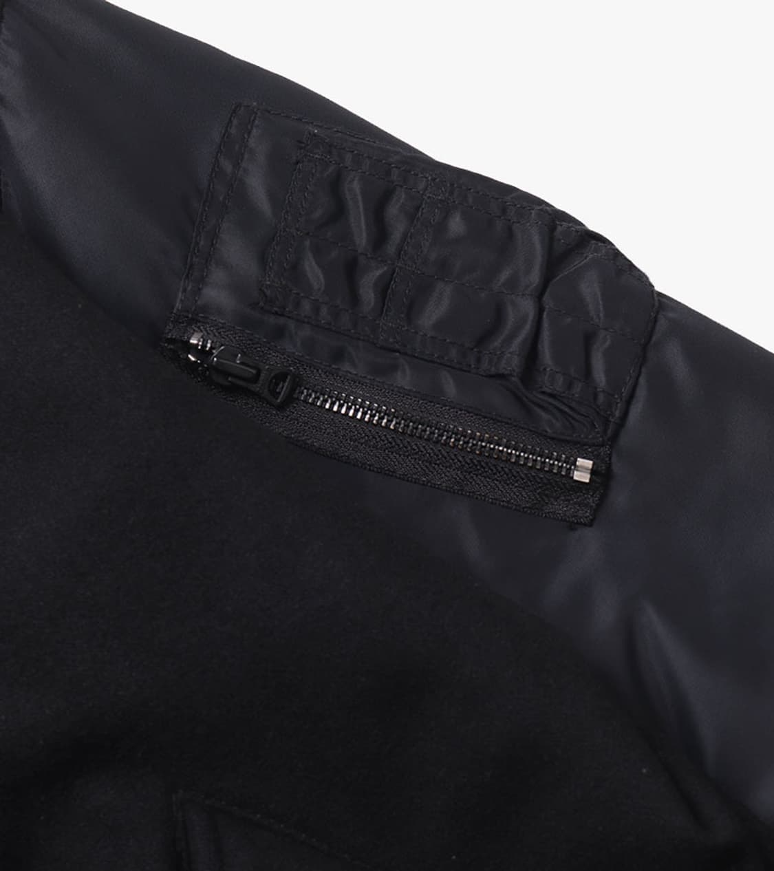 MONKEY TIME - NYLON FLANNEL COMBI MA-1 상품이미지8