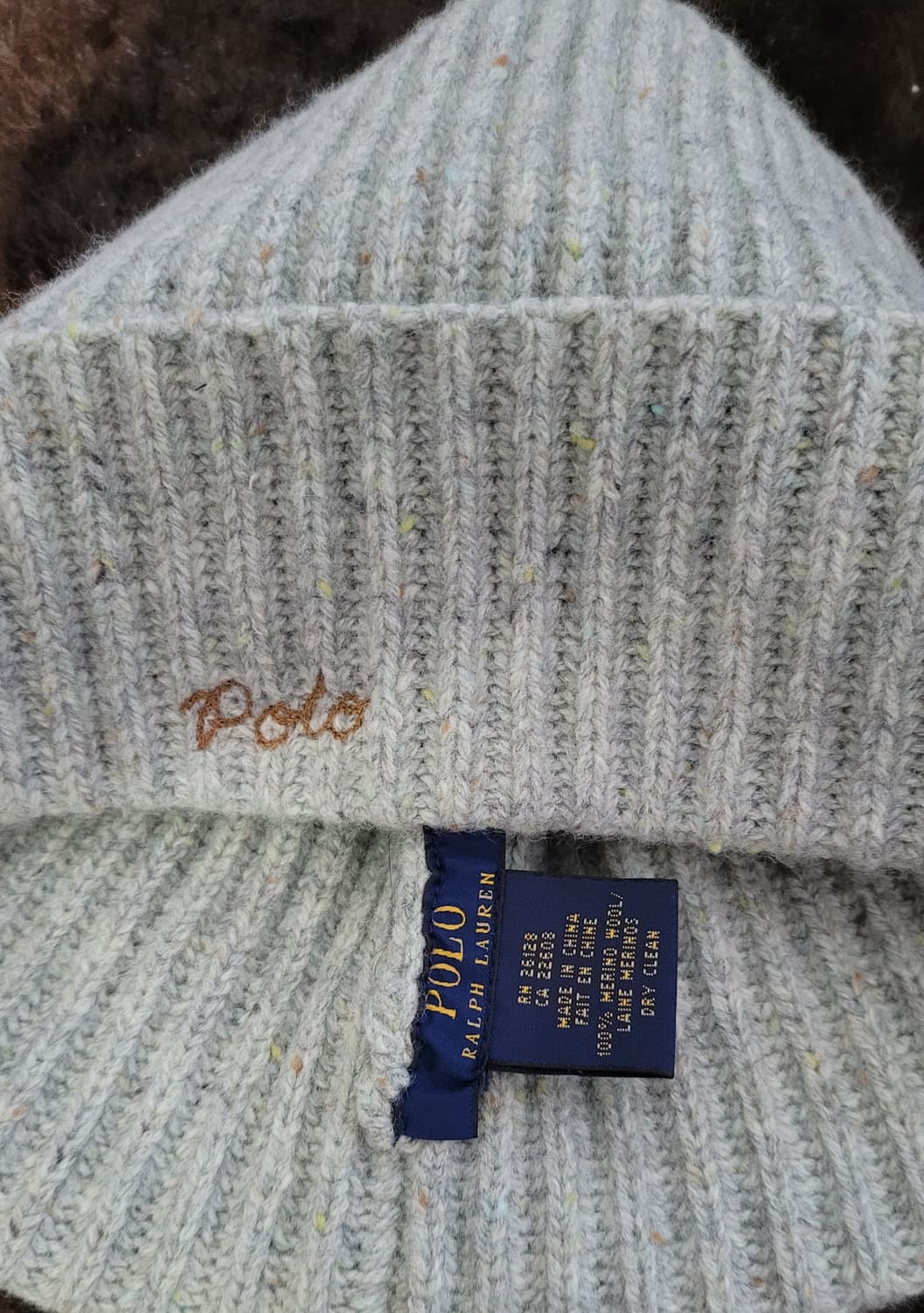 폴로 랄프로렌 100% 메리노 울 비니 상품이미지2