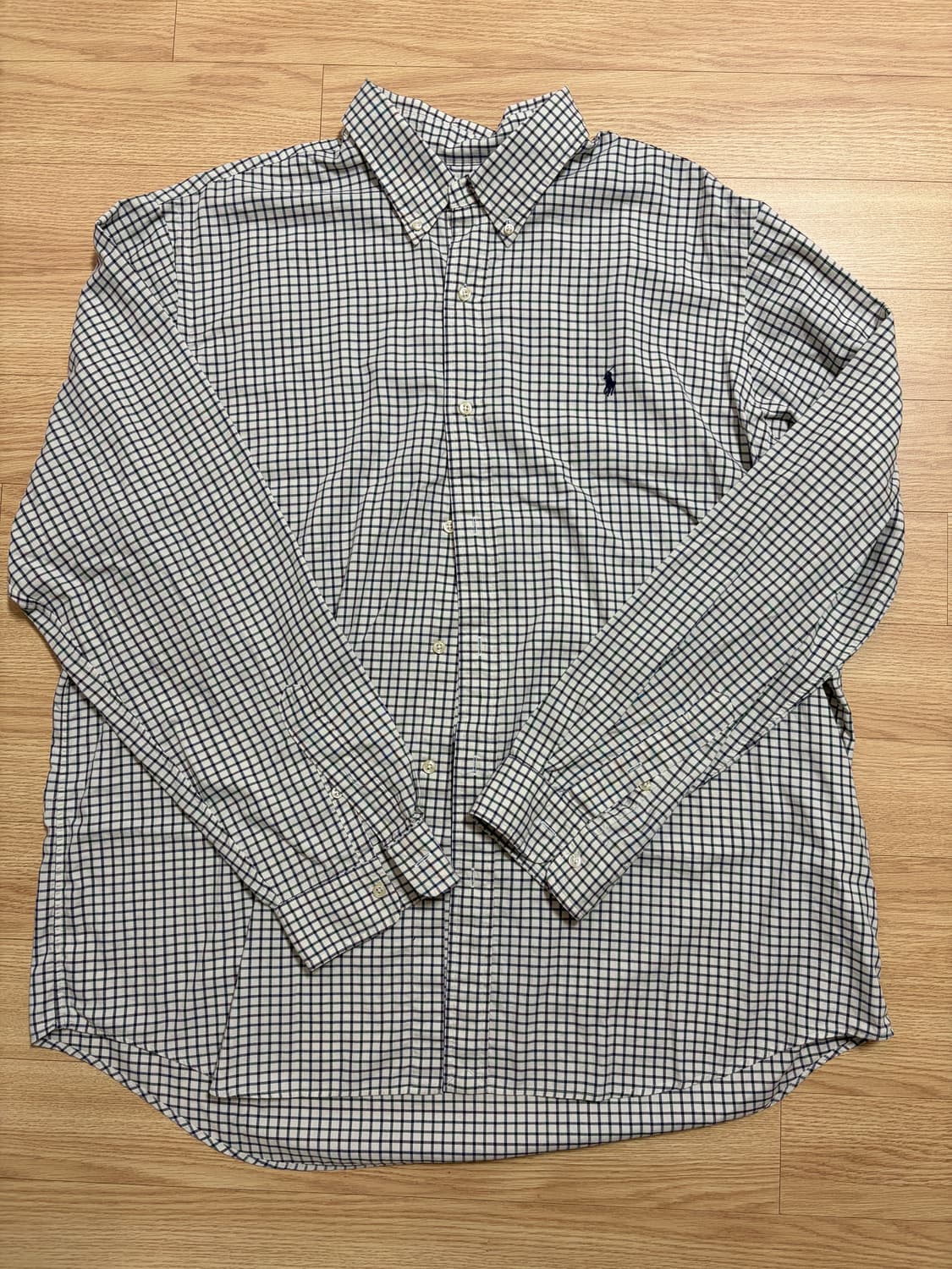 Polo 폴로 랄프로렌 체크 신형 셔츠 2XL 상품이미지3