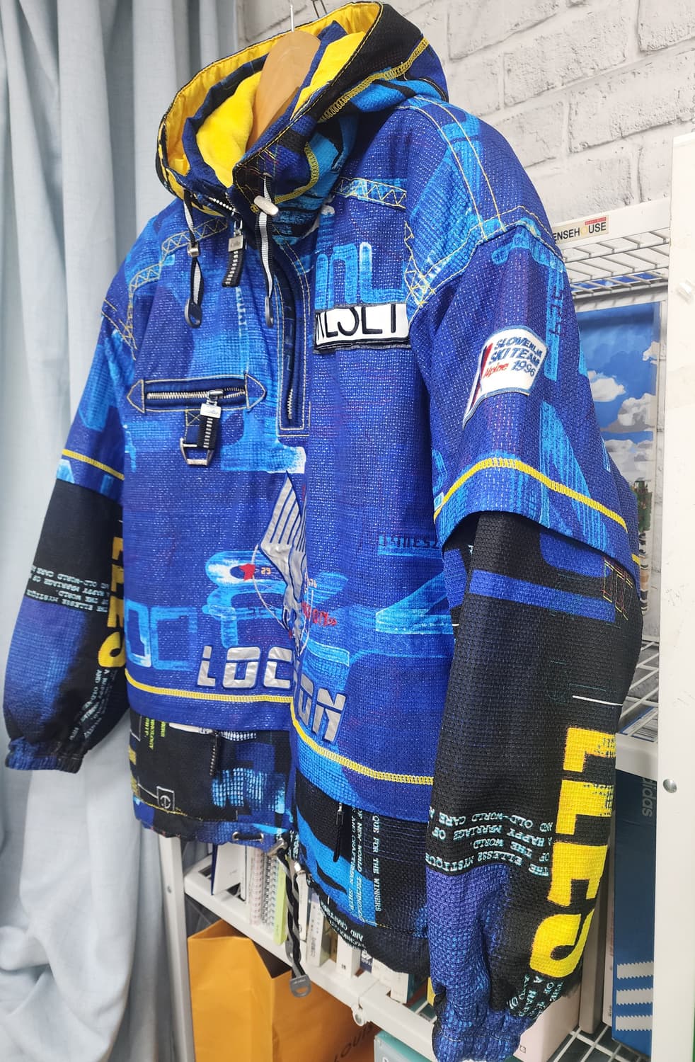 엘레쎄 LOCK ON 빈티지 스키복 스노우보드복 90 올드스쿨 스노보드복 상품이미지2