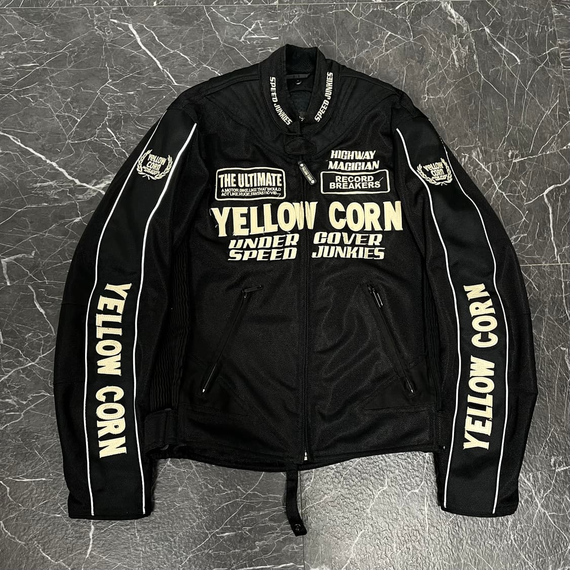 L 옐로우콘 슬래지해머 리플렉티브 레이싱 자켓 상품이미지6