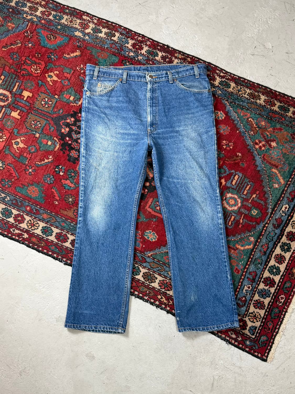 90's USA Made 빈티지 리바이스 517 오렌지탭 부츠컷 상품이미지2