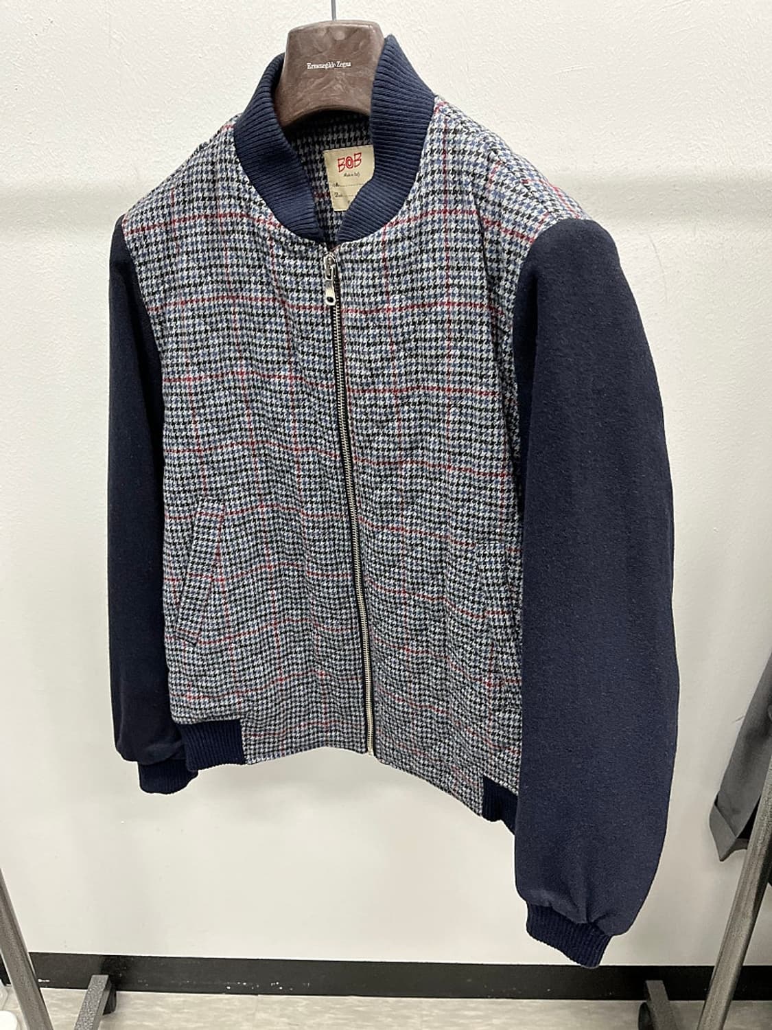 105) 비오비 이태리 누빔 블루종  상품이미지1