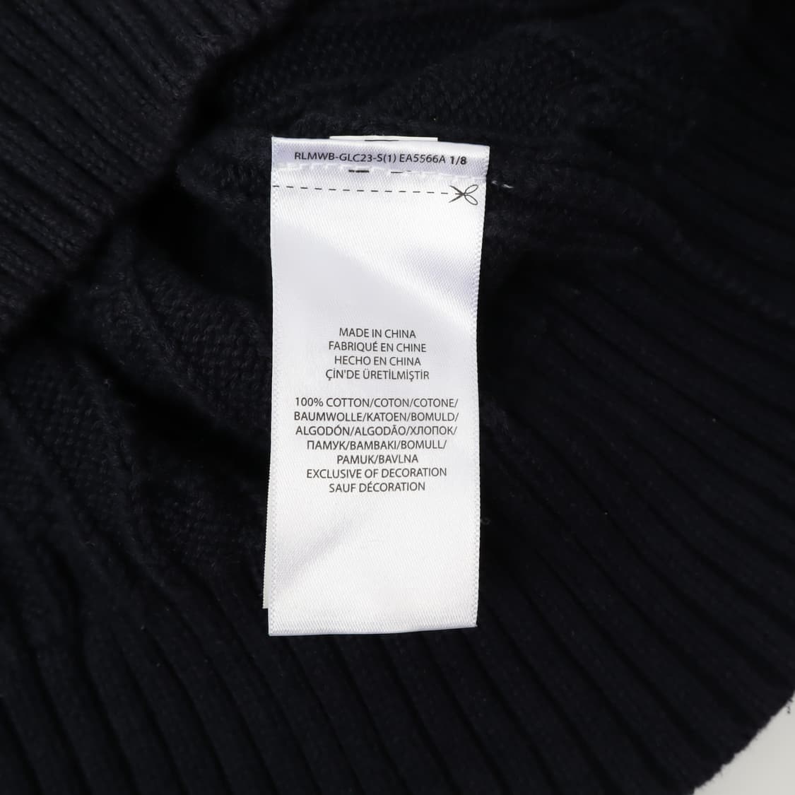 폴로 랄프로렌 다크네이비 코튼 케이블 니트 상품이미지9