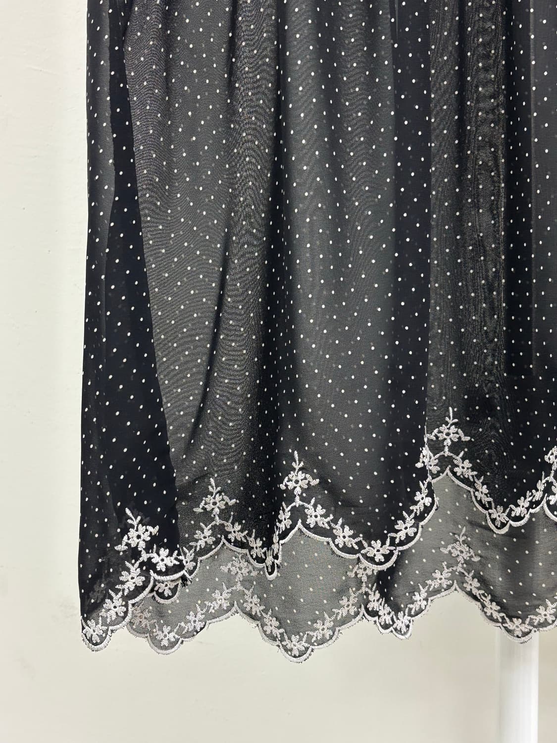 빈티지 도트 반팔 블라우스 상품이미지7