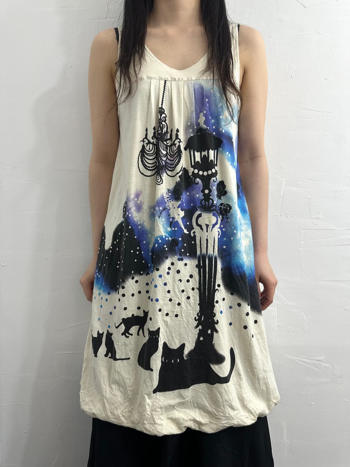 scolar design puff sleeveless 상품이미지4