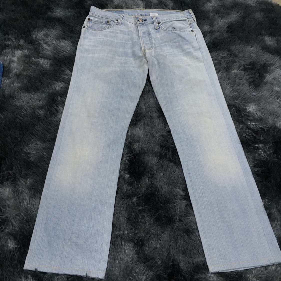 투티/0143 리바이스 501 연청 워싱 데님 팬츠 상품이미지1