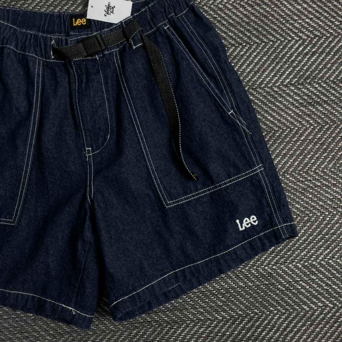 Lee 벨티드 데님 하프 팬츠o 3184 상품이미지2