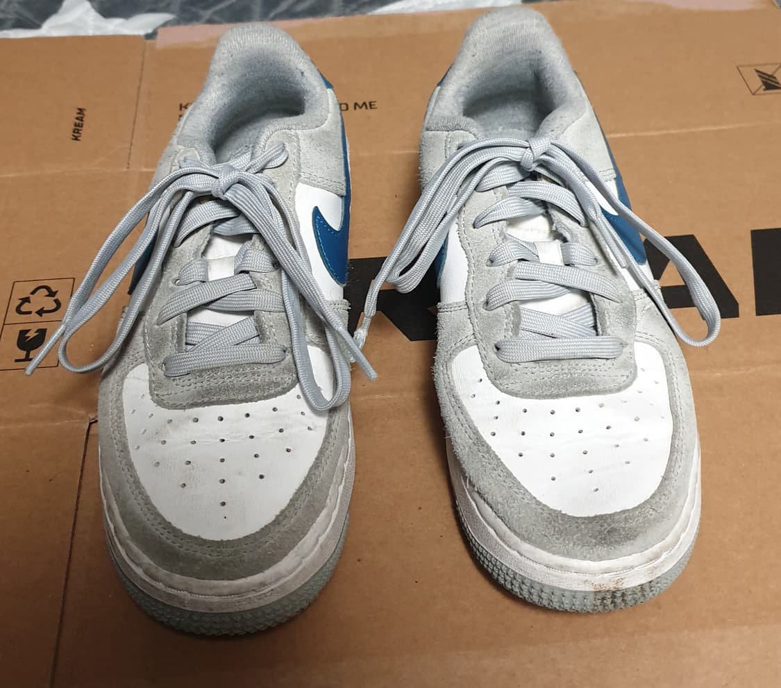 나이키 에어포스1 애슬레틱 스모크 그레이 마리나 스니커즈 (225) 상품이미지3