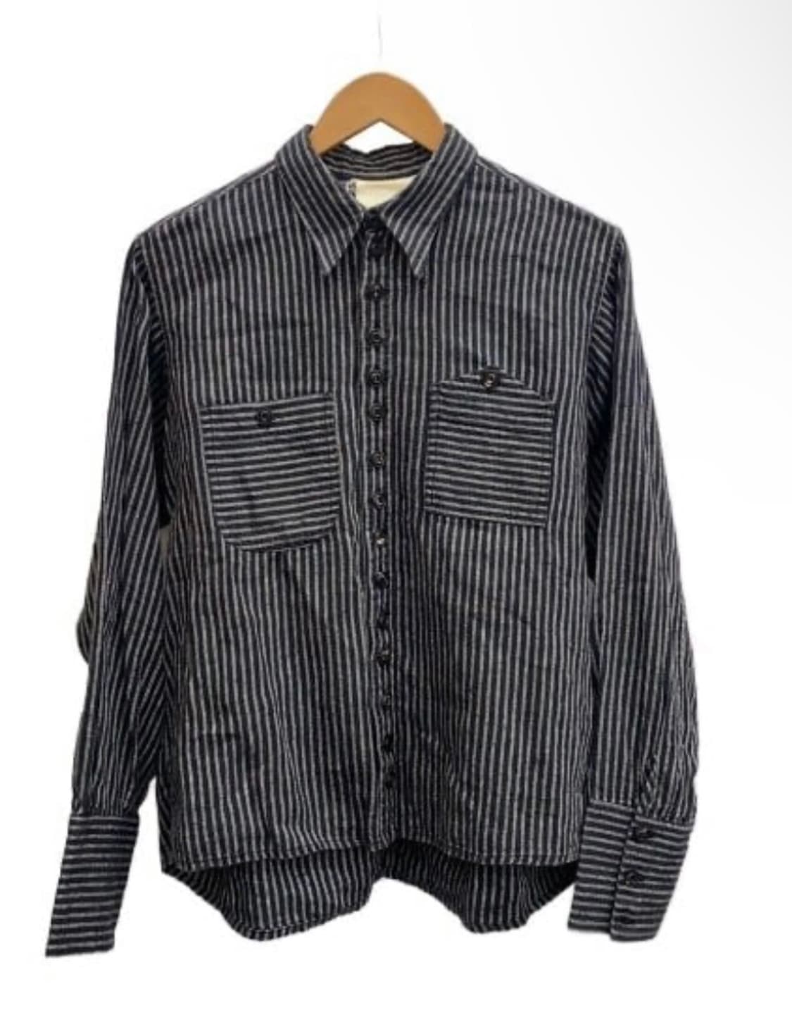 John alexander skelton 스트라이프 셔츠 자켓 상품이미지1