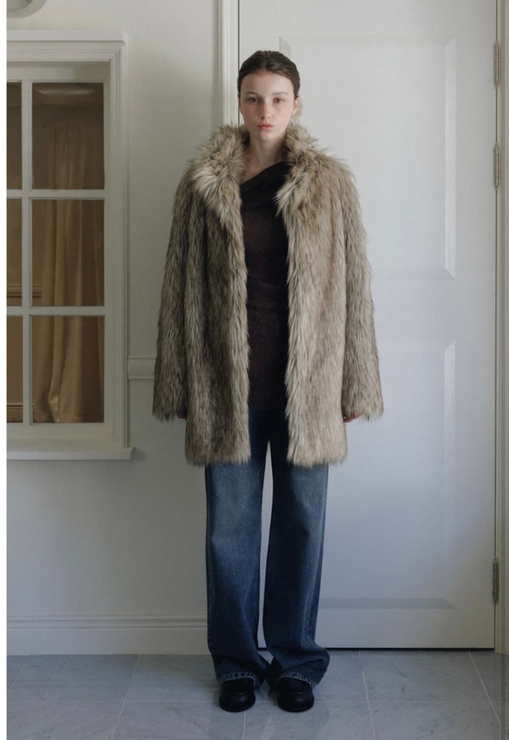 (새상품) 스튜디오테이블 퍼자켓 상품이미지3