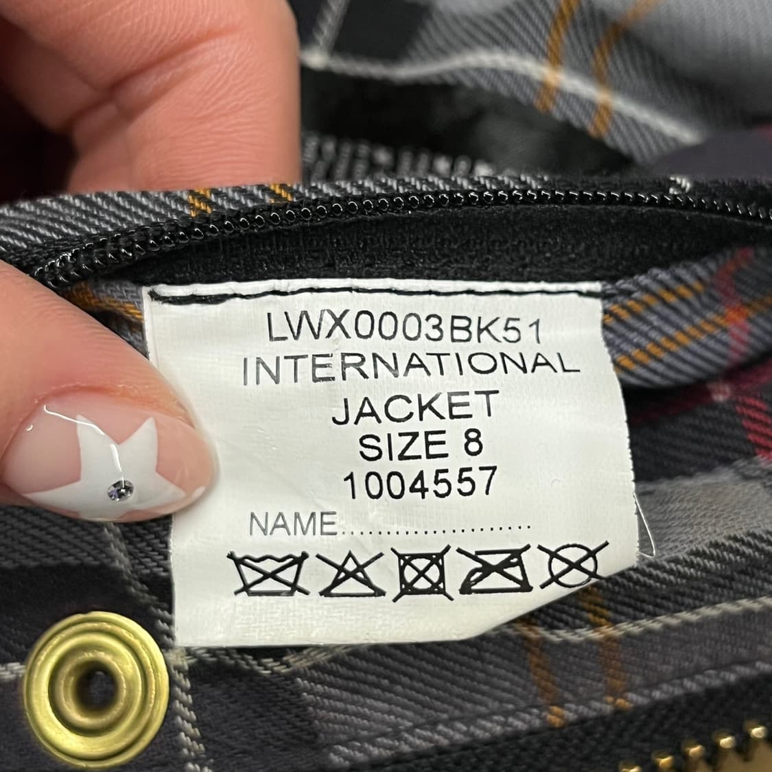 [정품] 바버 인터네셔널 블랙 자켓 b17 상품이미지5