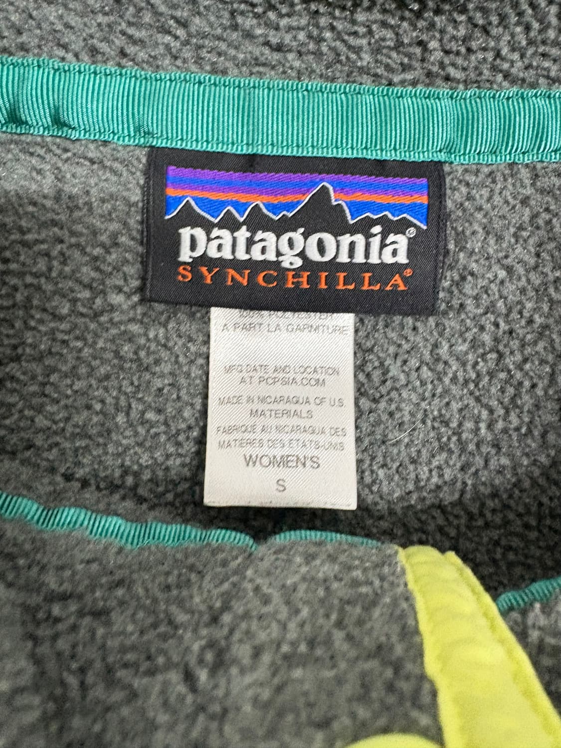 빈티지 파타고니아 신칠라 스냅티 그레이 우먼즈S 상품이미지5