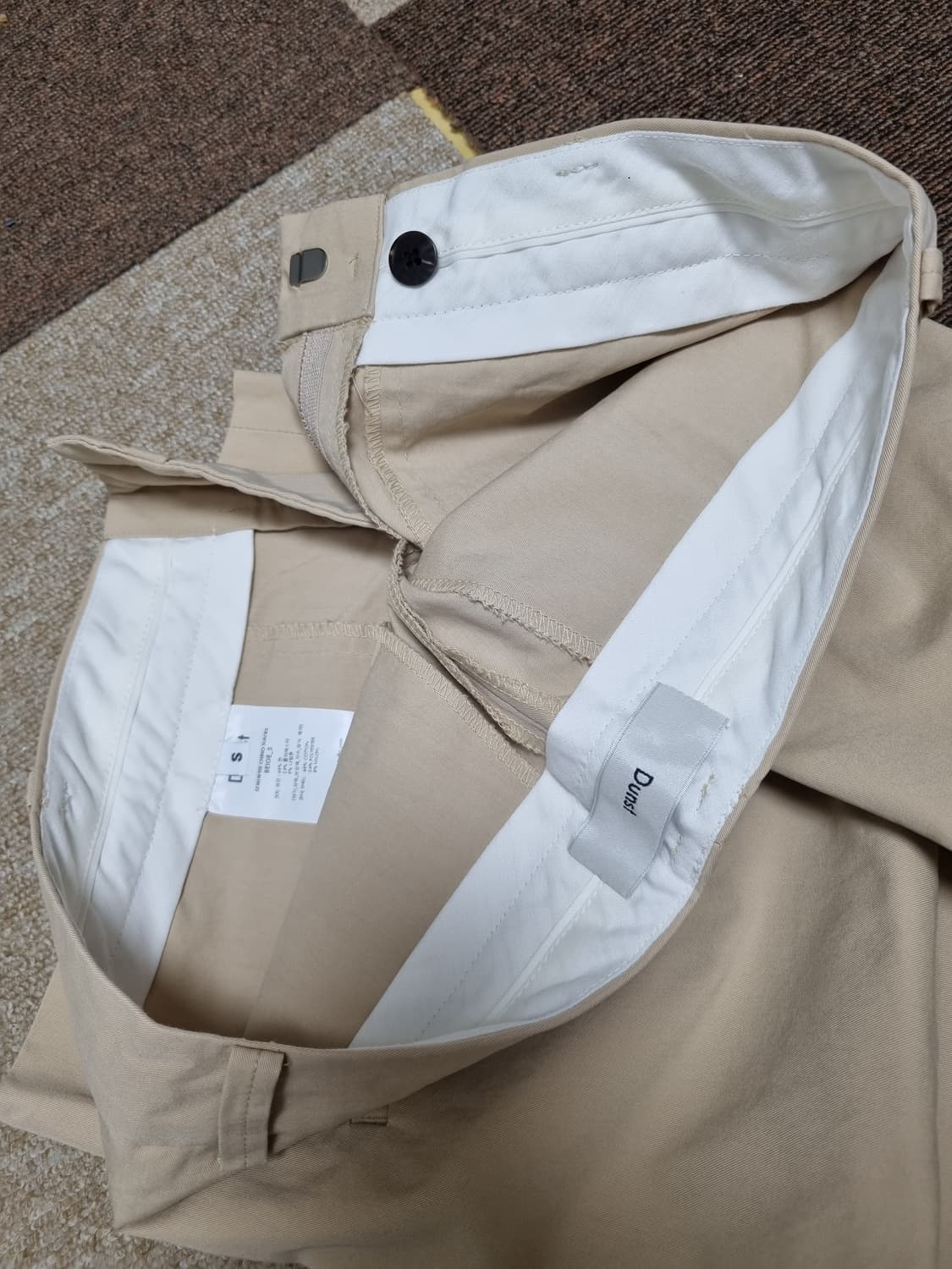 던스트 블렌드 코튼 와이드 팬츠 상품이미지6