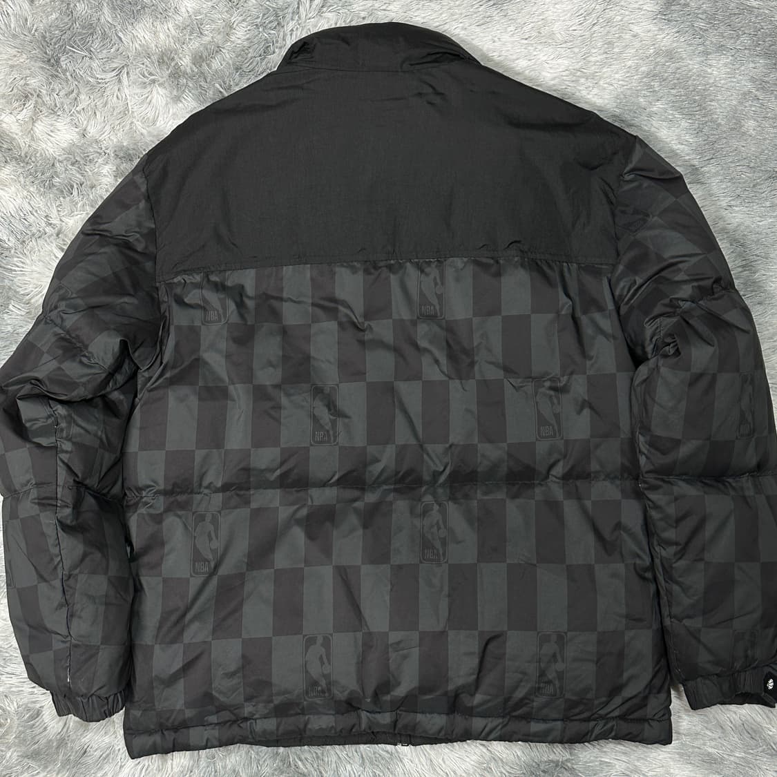 NBA 덕다운 체크 숏패딩  상품이미지3
