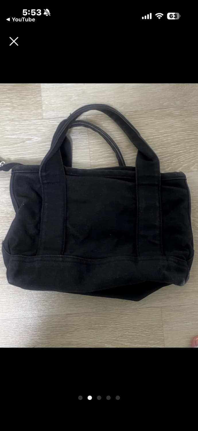 폴로 토트백 블랙 빈티지 상품이미지2