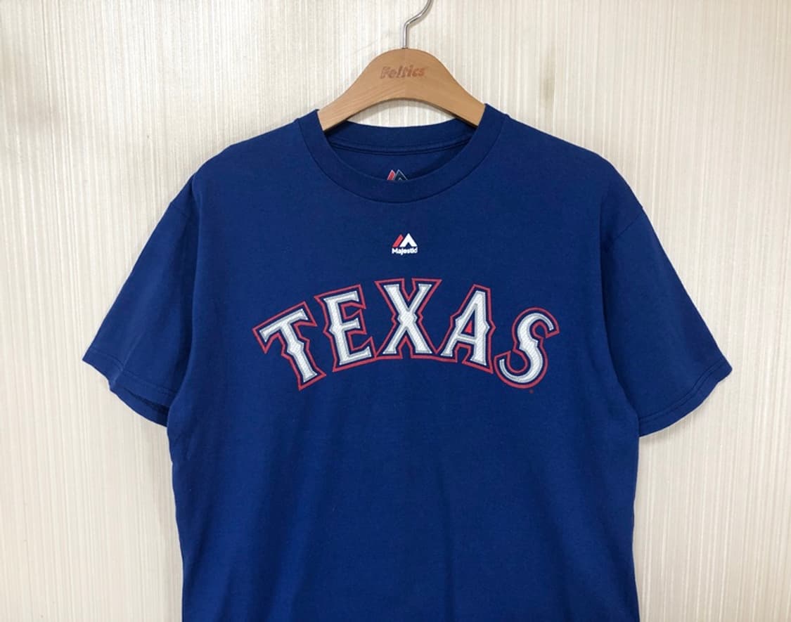 MLB 마제스틱 텍사스레인져스 플레이어티셔츠 M #17 추신수 상품이미지3