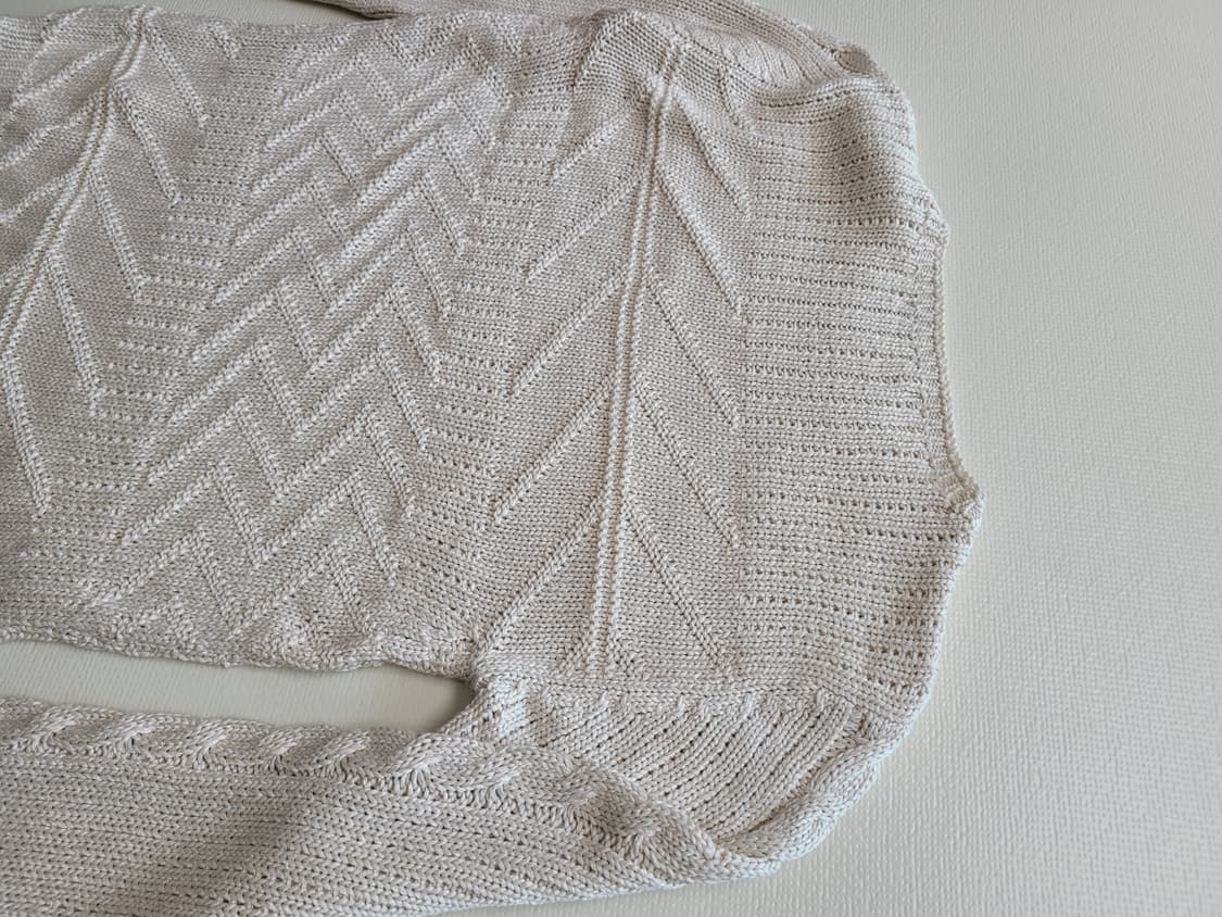 자라맨 ZARAMAN 글로우 니트 105 아이보리 상품이미지9