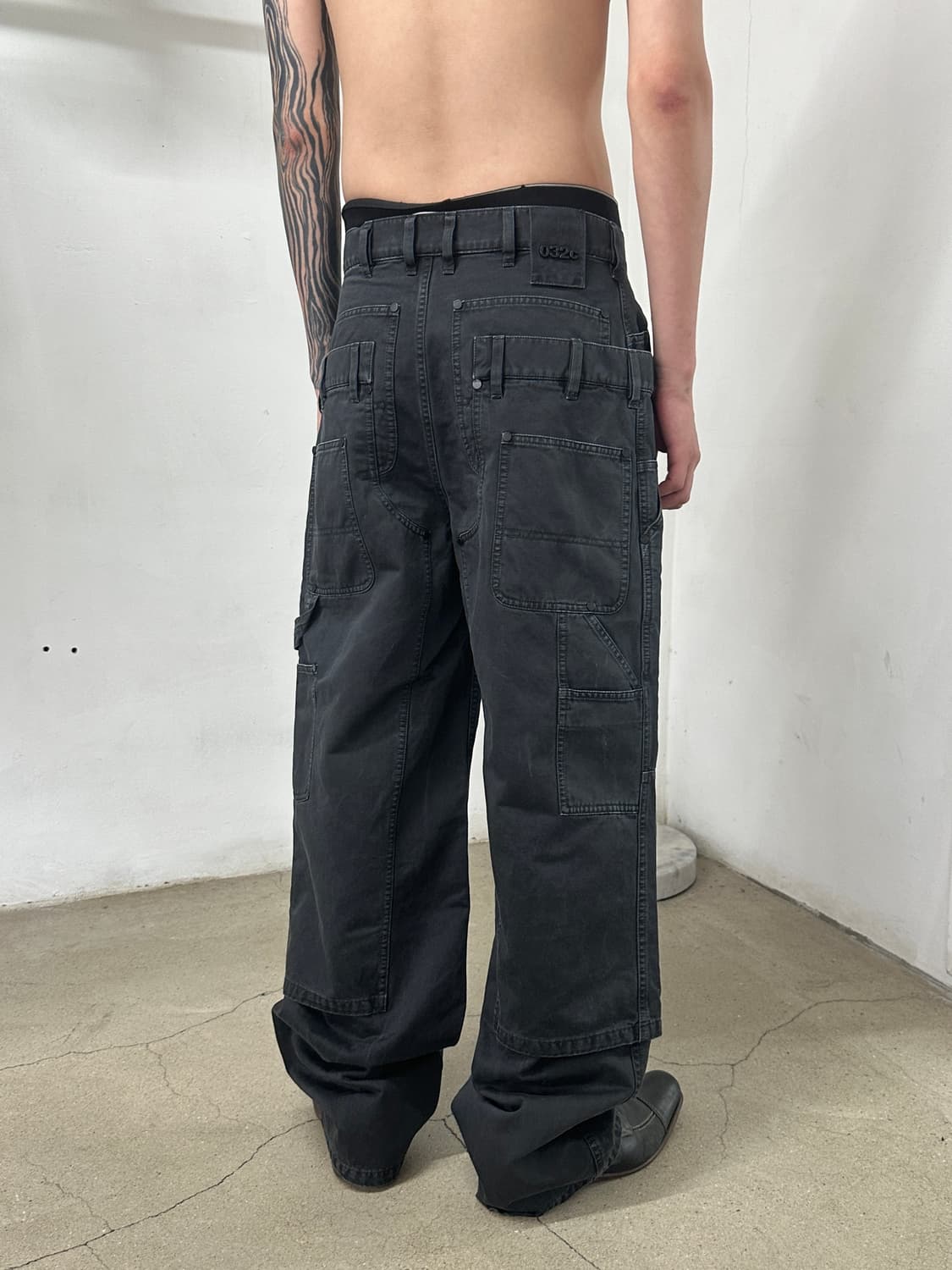 032c 더블 시프트 카펜터 와이드 팬츠 상품이미지2