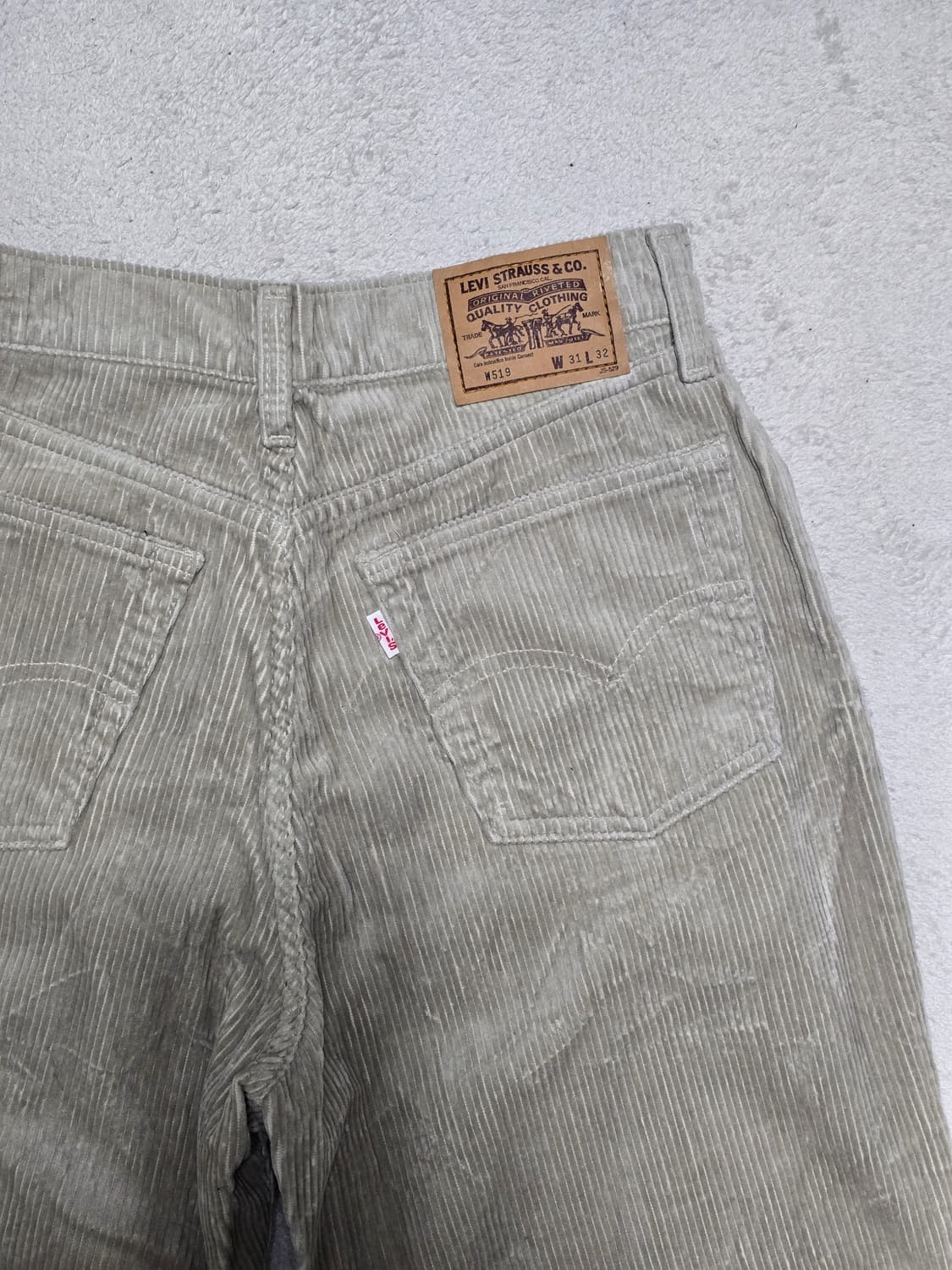 리바이스 519 코듀로이 골덴 바지 31 상품이미지5