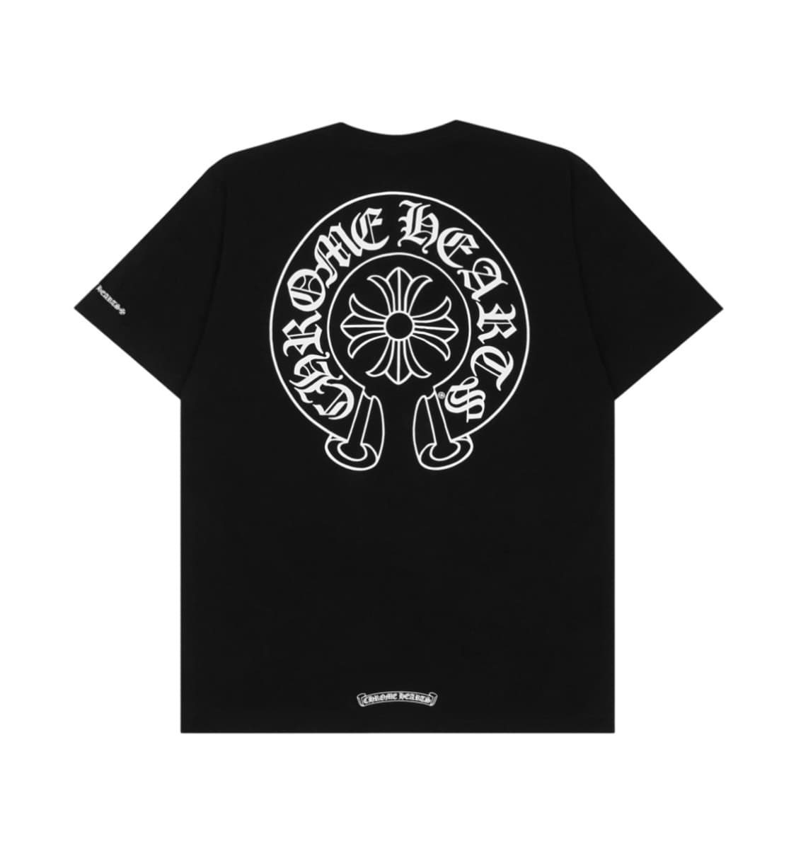 L / 크롬하츠 홀스슈 로고 포켓 티셔츠 블랙 상품이미지1