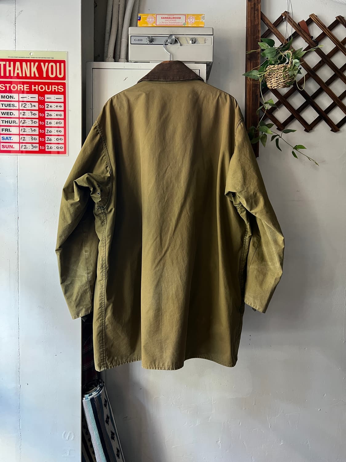 [XL]Barbour 바버 BORDER 보더 왁스 페이드 코튼 헌팅 자켓 상품이미지9