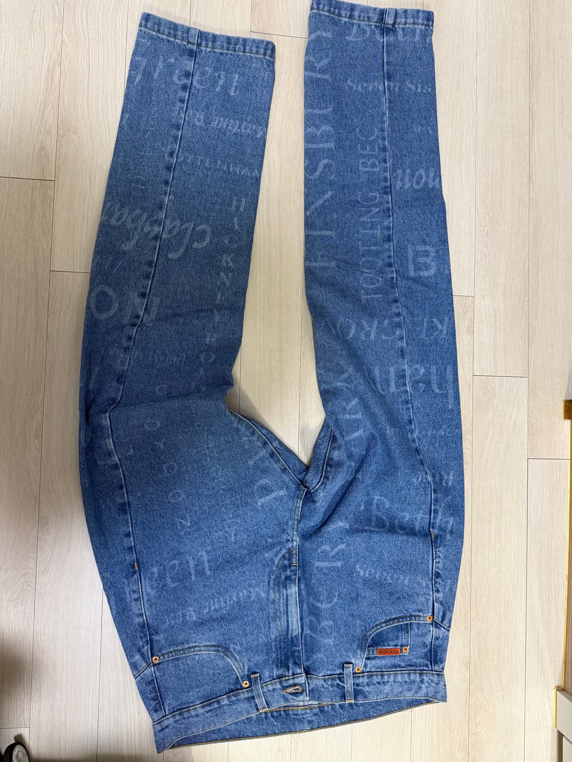 마틴로즈 프린트 데님 L 새상품 상품이미지2