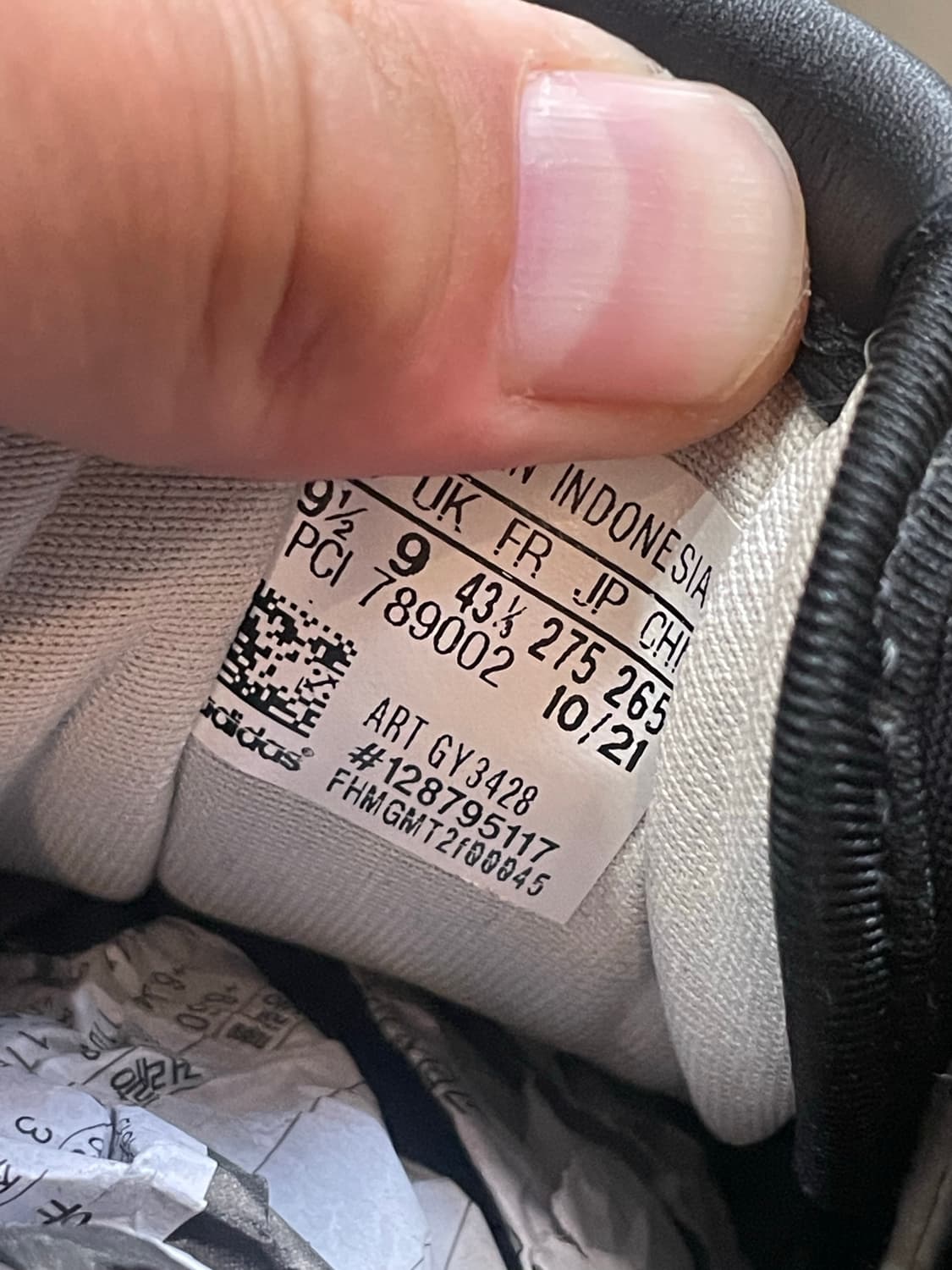 아디다스 슈퍼스타 82 블랙 화이트 275 상품이미지10