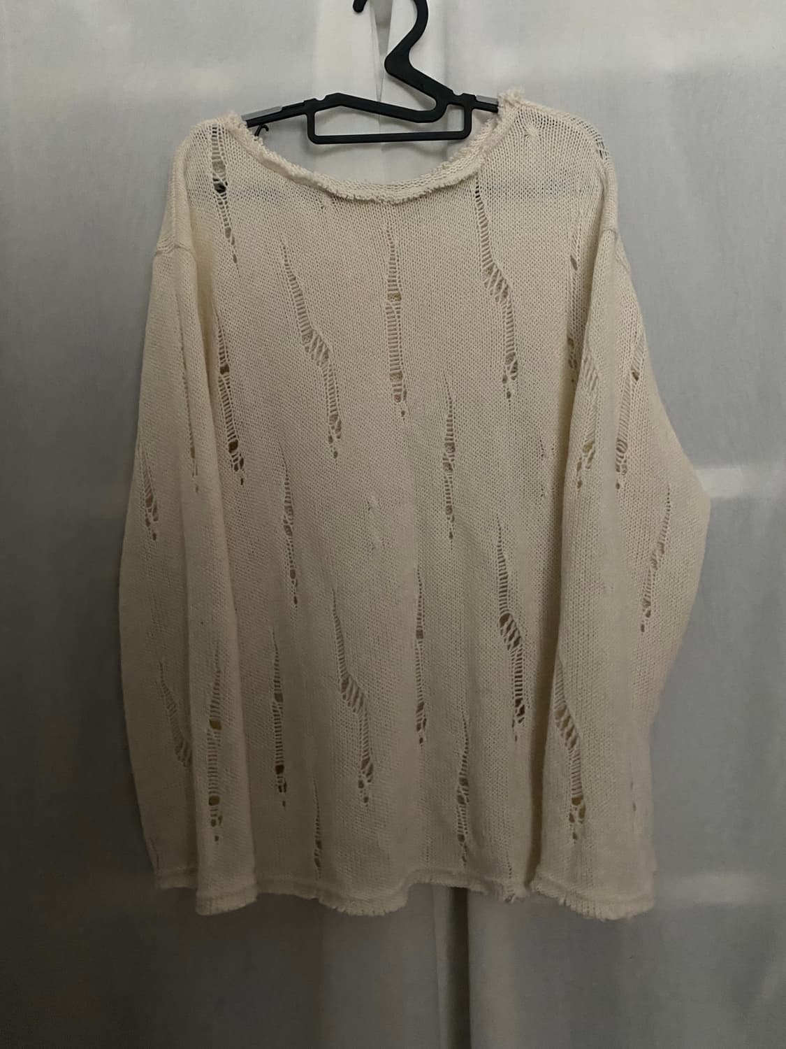 그런지 데미지 니트 y2k 펑크 고딕 고스 상품이미지2