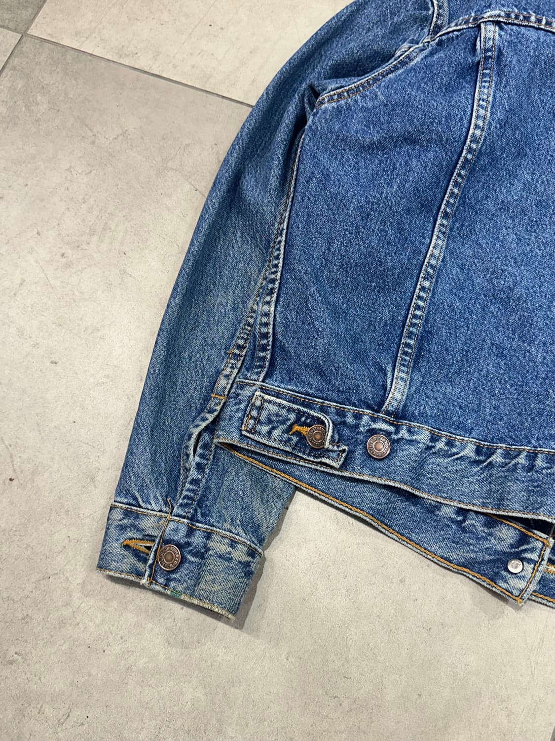90s made in usa 리바이스 데님 트러커 자켓 상품이미지9