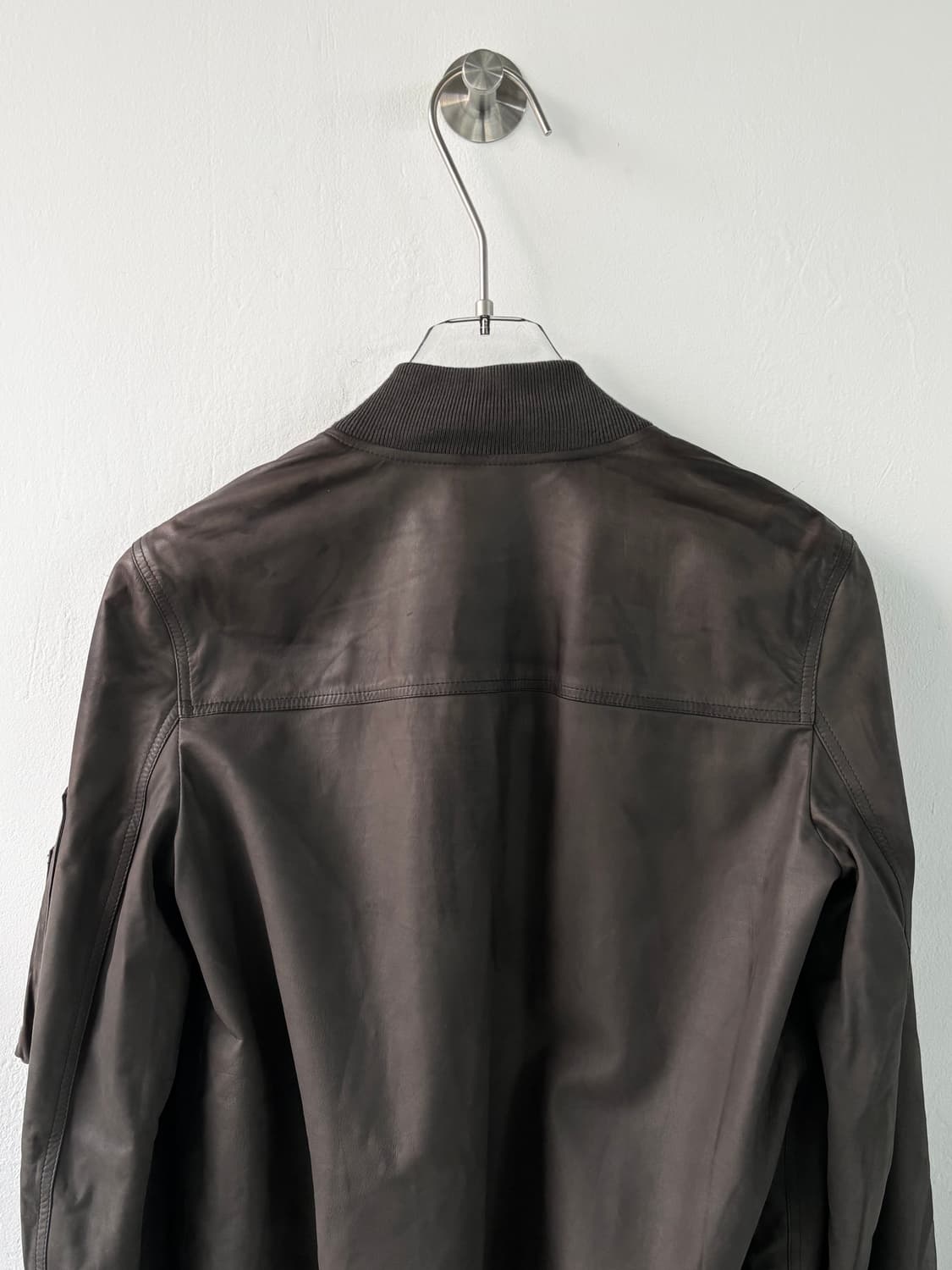 릭오웬스 레더 블루종 상품이미지8