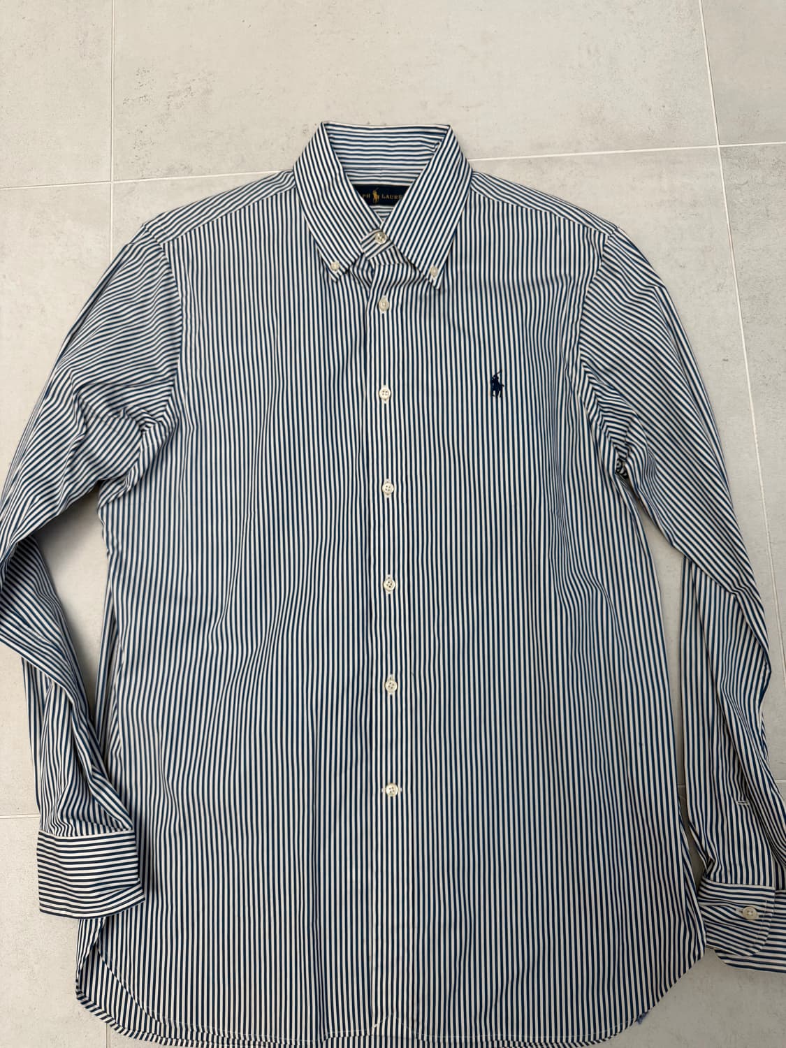 폴로 랄프로렌 블루 스트라이프셔츠 클래식핏 M(105정도 거의새상품) 상품이미지2
