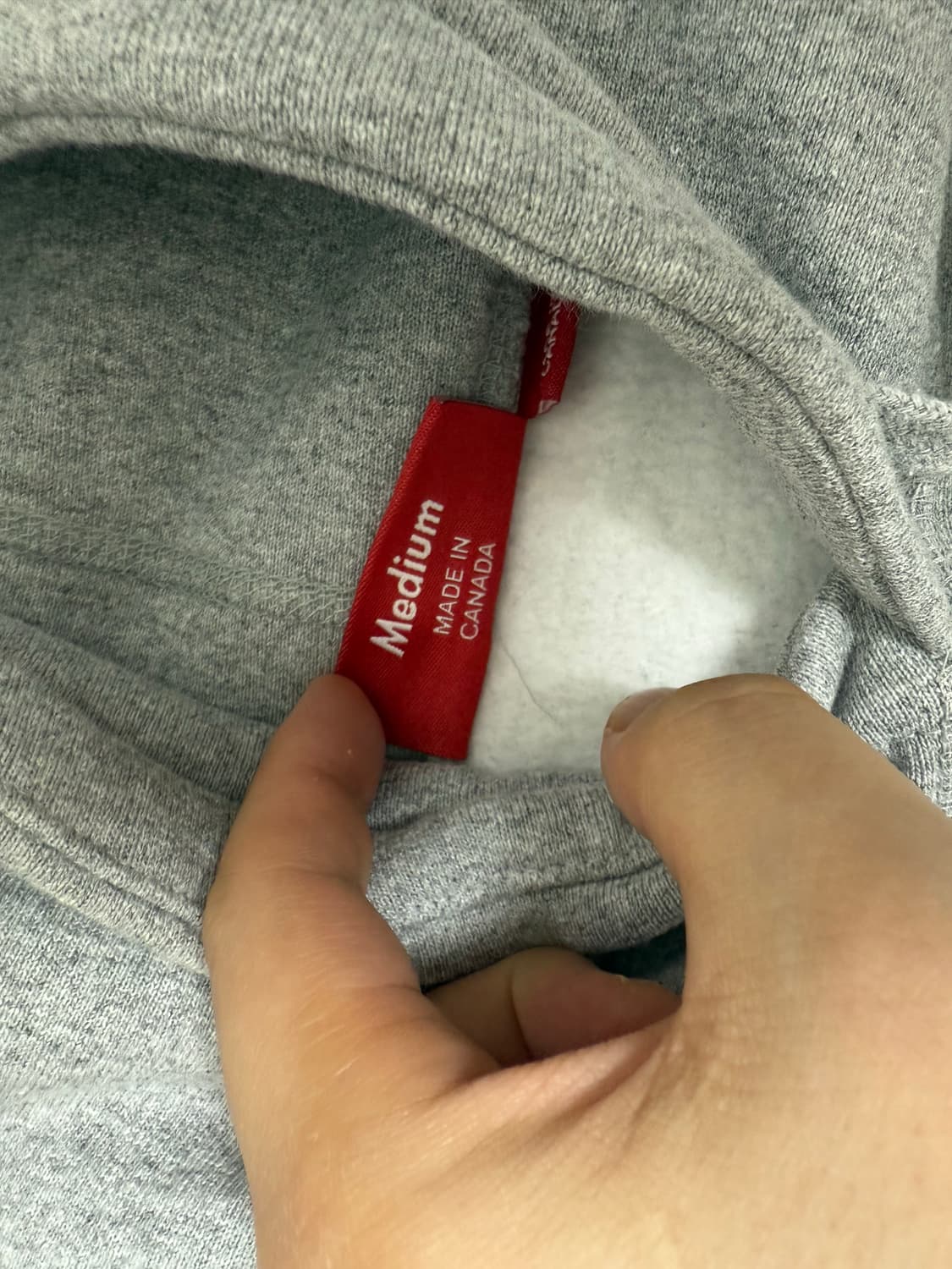 [M]슈프림 헤더그레이 후드티 상품이미지4