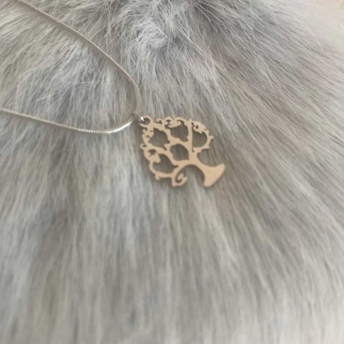 Vintage silver tree necklace 상품이미지2