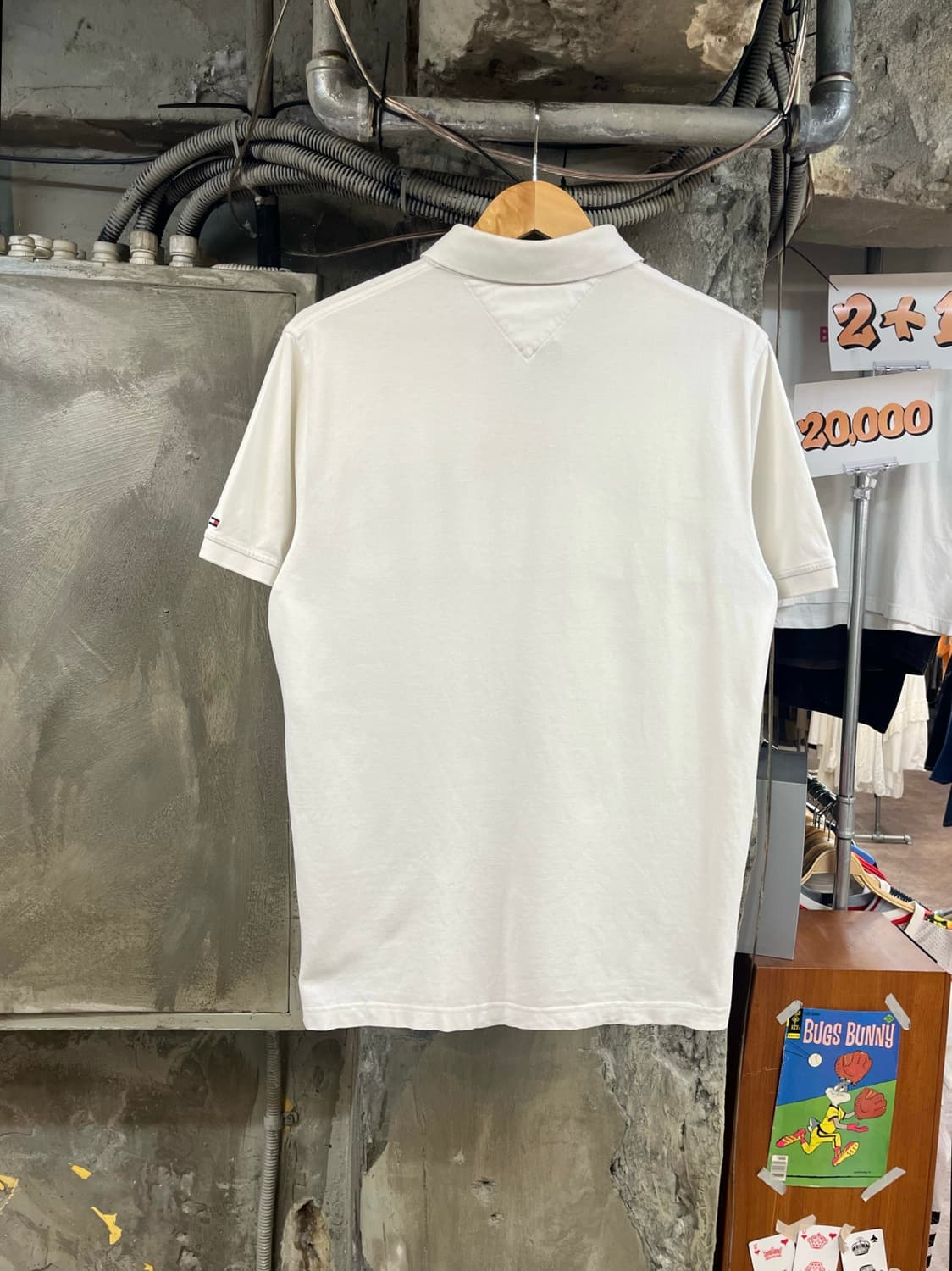 타미힐피거 반팔 카라티 화이트 L #csz4049 상품이미지2