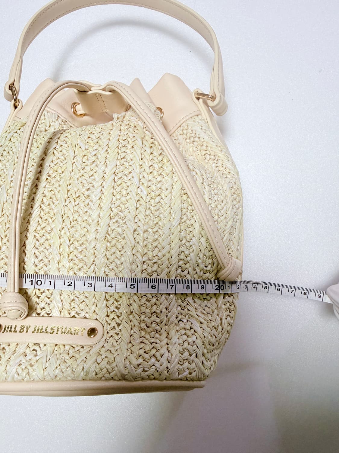 🤍질바이질스튜어트 라탄 버킷백 아이보리 토트백🤍 상품이미지8
