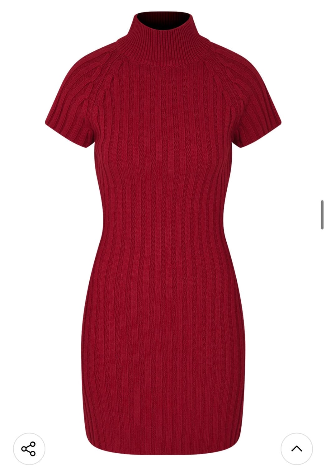 큐리티 C WARMER SET-UP KINT DRESS_RED 상품이미지3